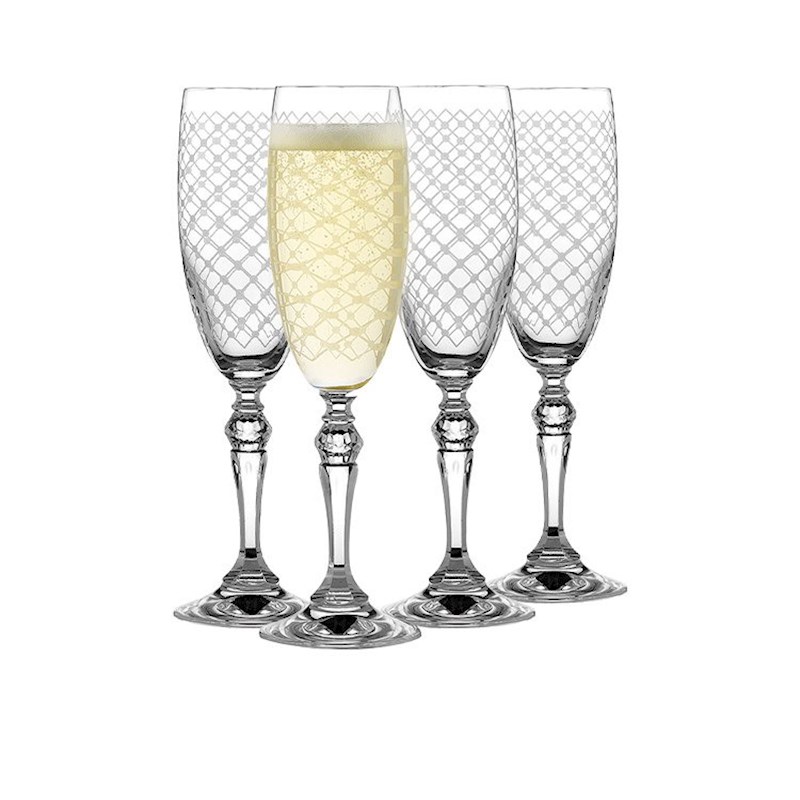 800x800 Rona Helmsley Champagne Flute 170ml Set Of 4 Buy Champagne