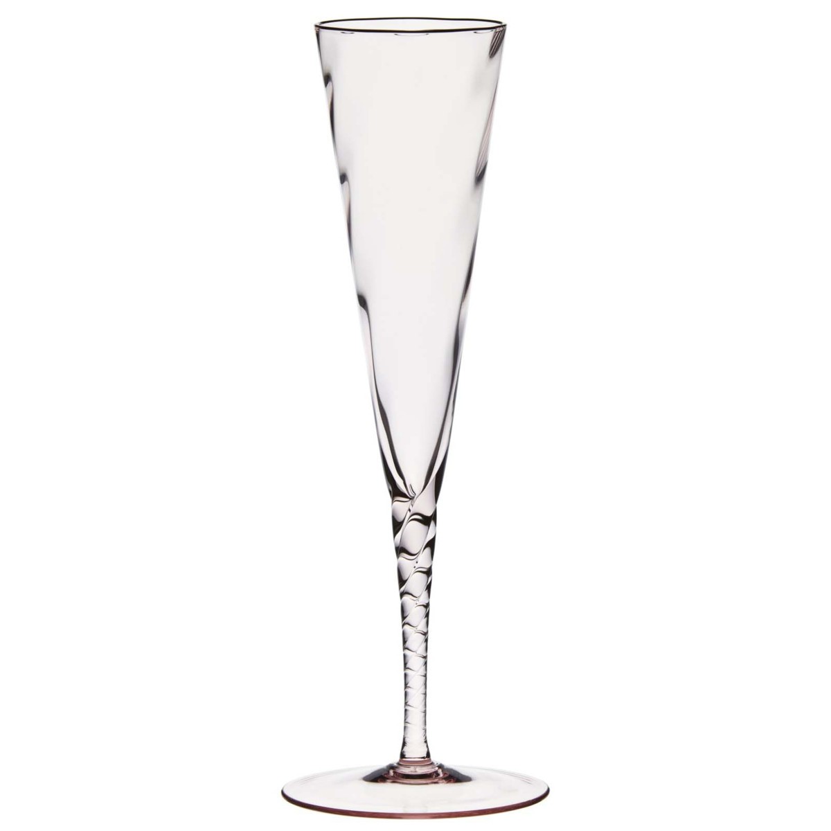 1200x1200 Twisted Pink Champagne Flute