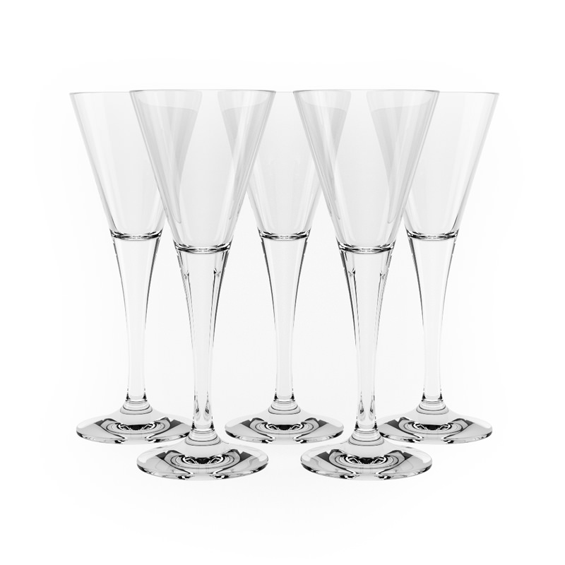 800x800 3d Model Champagne Glasses Cgtrader