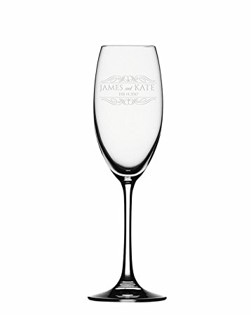 358x450 Couple Champagne Flute, His And Her Champagne Glass
