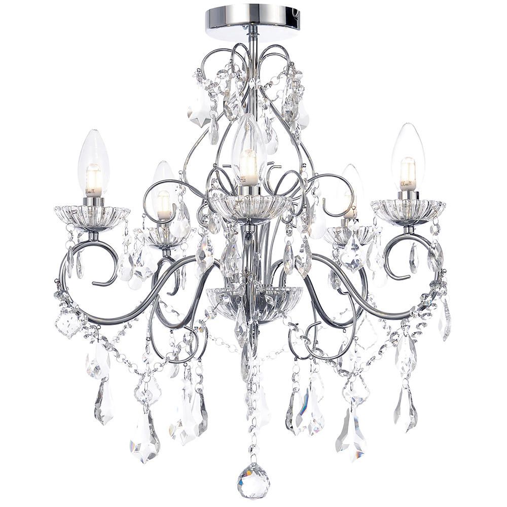 1000x1000 Vara 5 Light Bathroom Chandelier