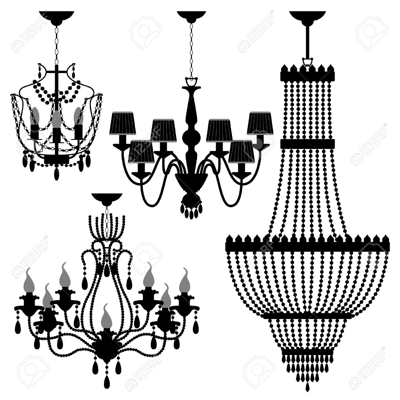 1300x1300 Chandeliers Design Awesome Chandelier Clipart Candelabra Black