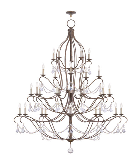 450x500 Livex 6459 71 Chesterfield 30 Light 60 Inch Venetian Golden Bronze