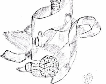 340x270 Perfume Drawing Etsy