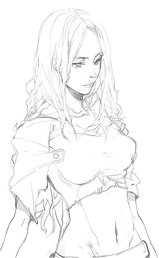 510x827 Perfect Outline Before Changing The Wardrobe And Details. Draw