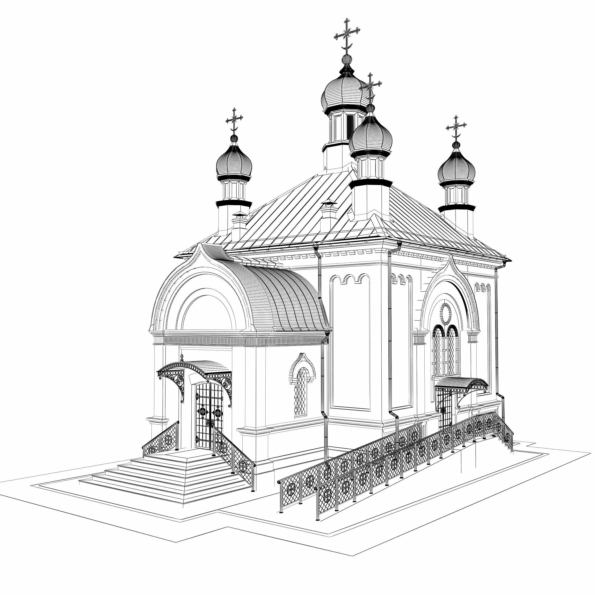2462x2462 Church 1 3d Cgtrader