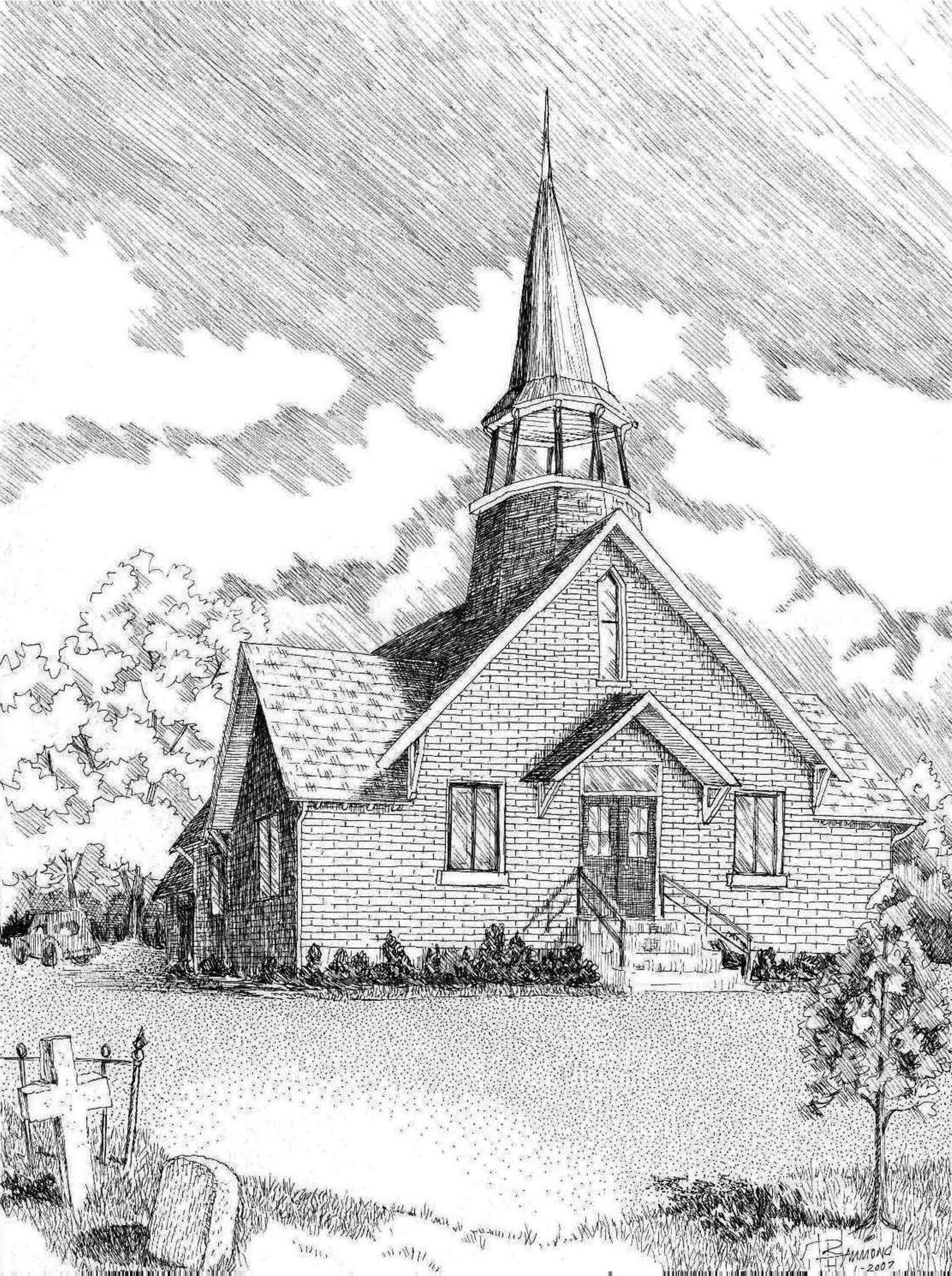 Chapel Drawing at GetDrawings | Free download