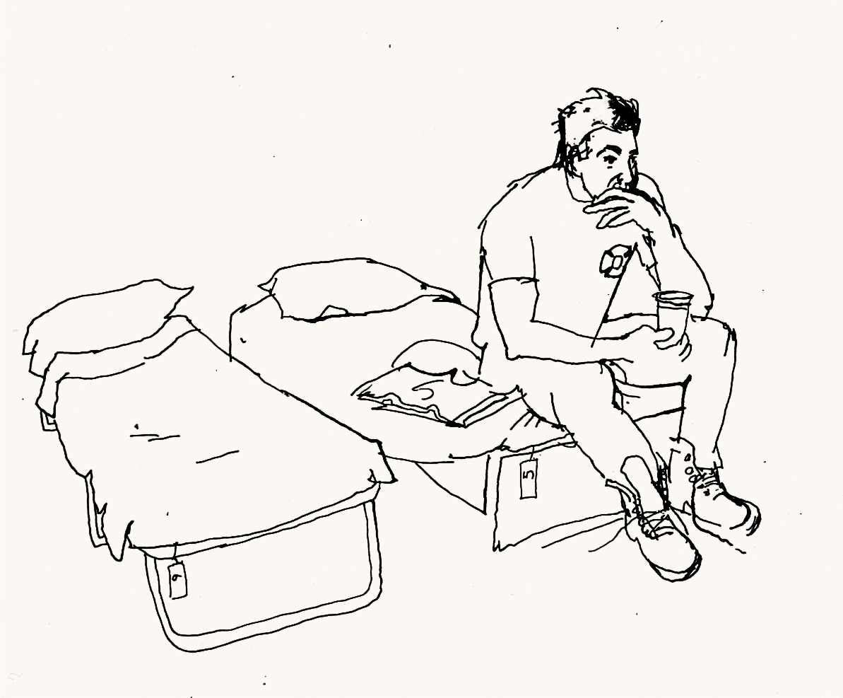 1193x987 Lucinda Rogers Ground Zero Line Drawing September 11 New York City