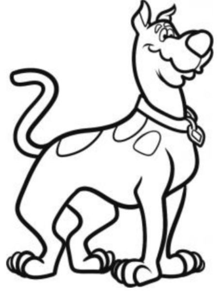 458x600 How To Draw Scooby Doo Cartoon Character
