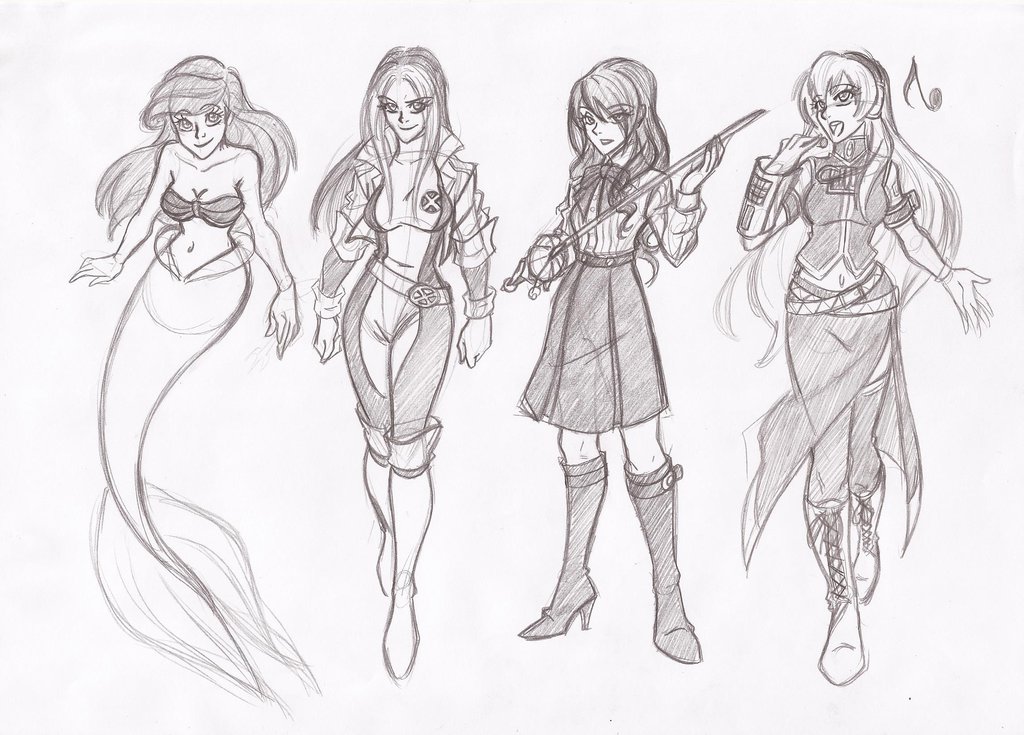 1024x735 Female Character Crushes 2 By Rikugloomy