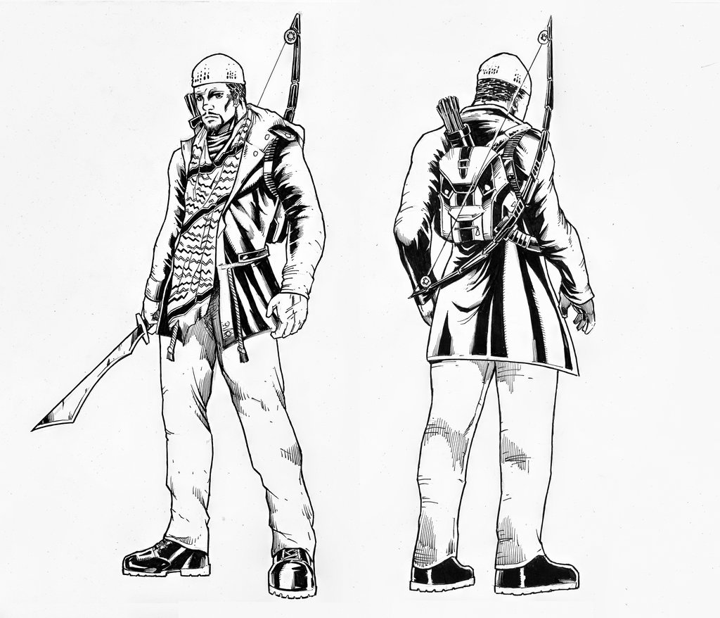 1024x878 Post Apocalyptic Warrior Character Reference By Abe7280