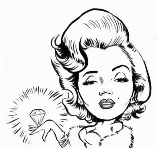 550x525 Hire Caricature Art Of Roger