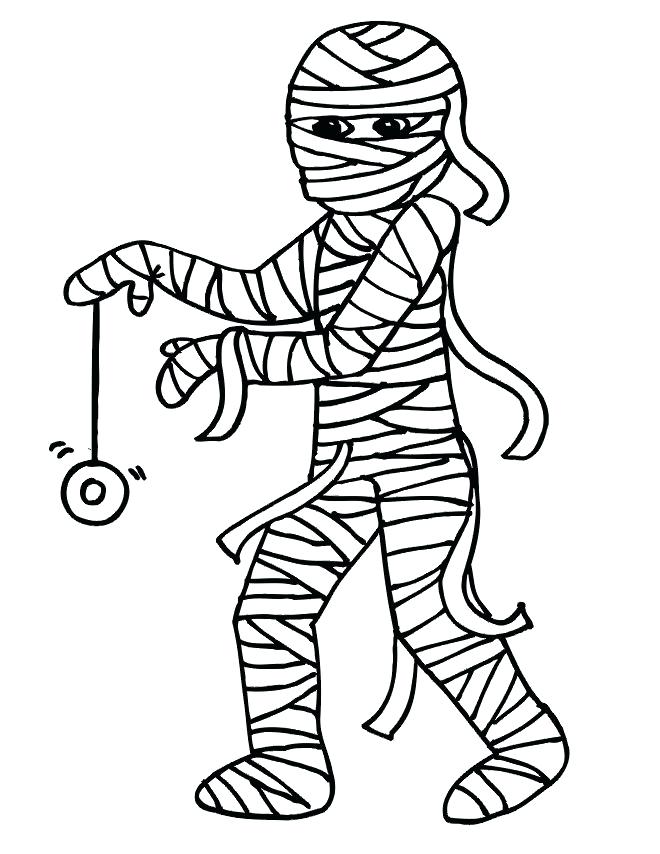 660x854 Drawing Mummy 4 Coloring Page Characters Printable Pages Egyptian