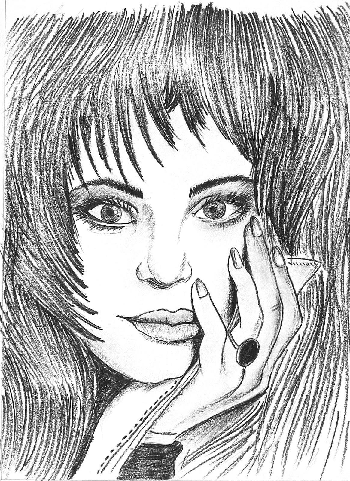 1165x1600 Charcoal Sketching ~ Manan Mapara