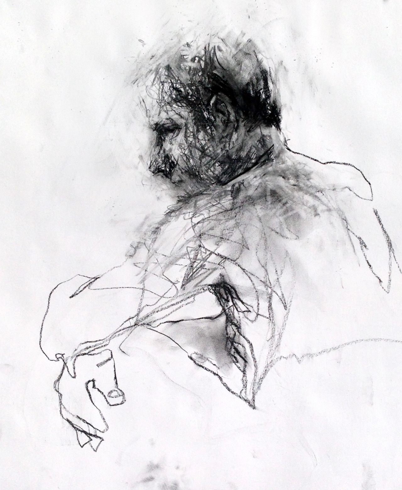 1280x1561 Life Drawing In Charcoal