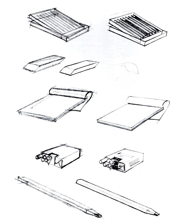 600x752 Working With Eye Level Refining Cube Shapes In Charcoal Drawings