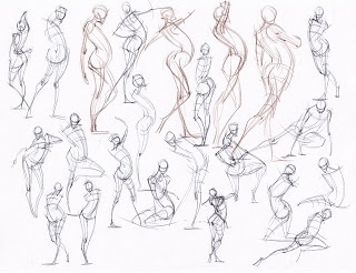 320x246 286 Best Gesture Drawing Images On Figure Drawings