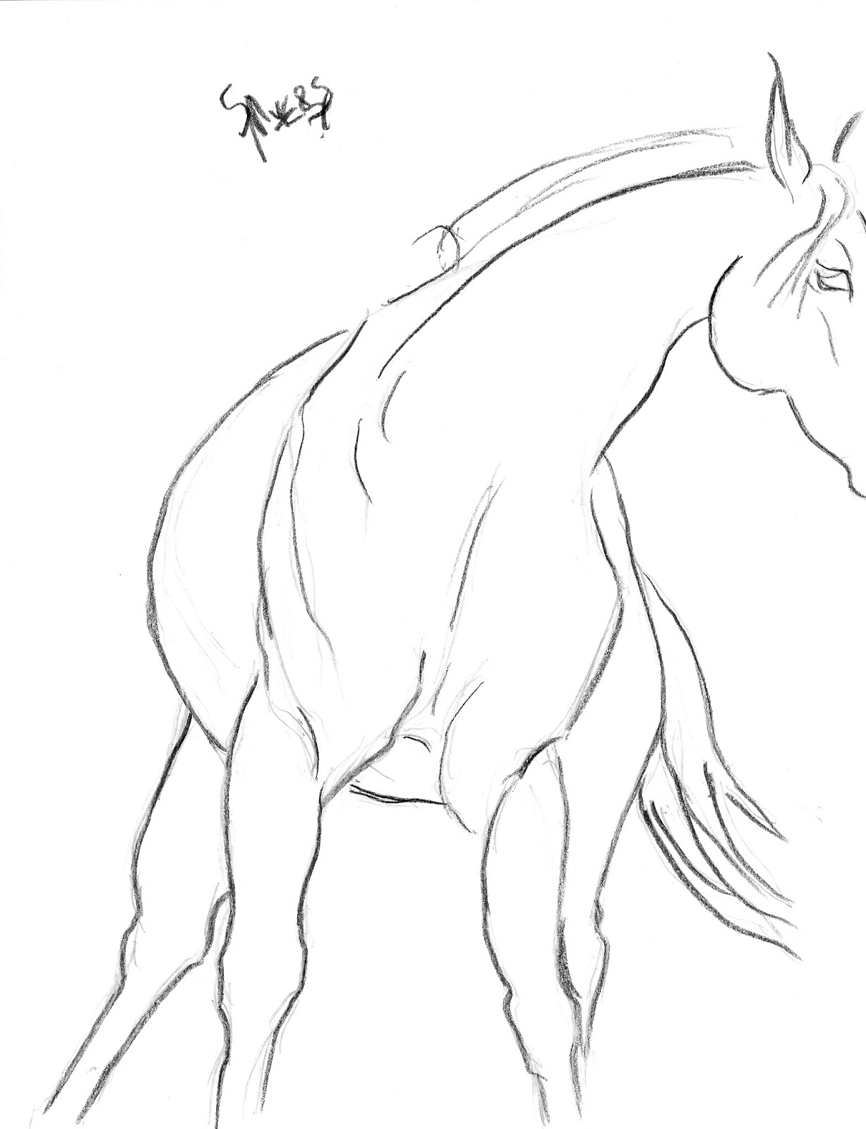 1227x1600 The Other Oeuvre Three Horse Studies