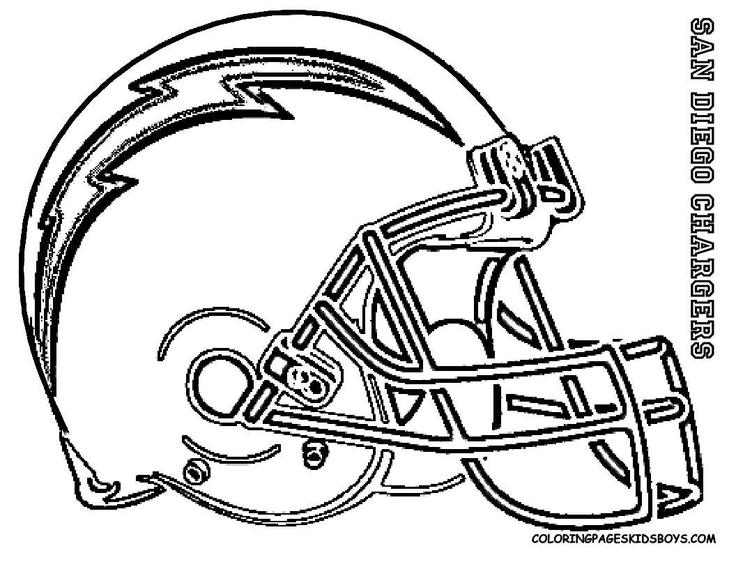 1056x816 Los Angeles Chargers Coloring Pages