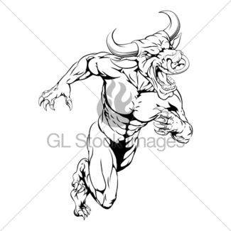 325x325 Bull Drawing Gl Stock Images