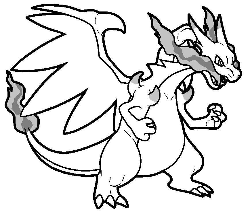 876x774 Mega Charizard X Base By Halosouldragon