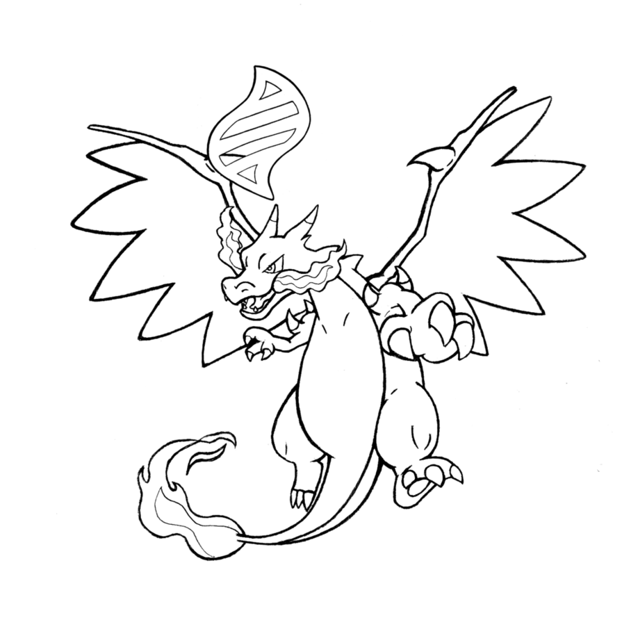 895x892 Mega Charizard X W Mega Evolution Symbol By Realarpmbq