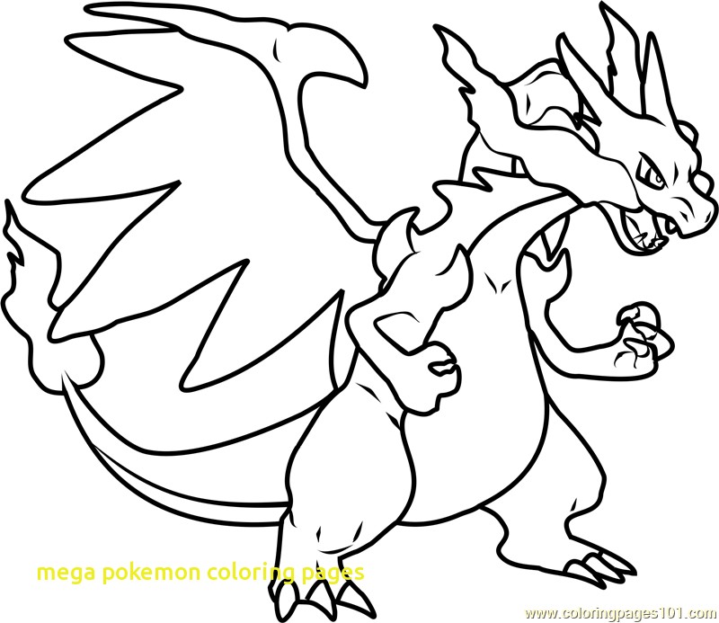 800x693 Mega Pokemon Coloring Pages With Mega Charizard X Pokemon Coloring