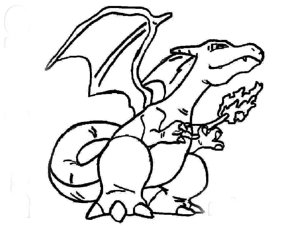 1037x804 Pokemon Charizard Coloring Pages
