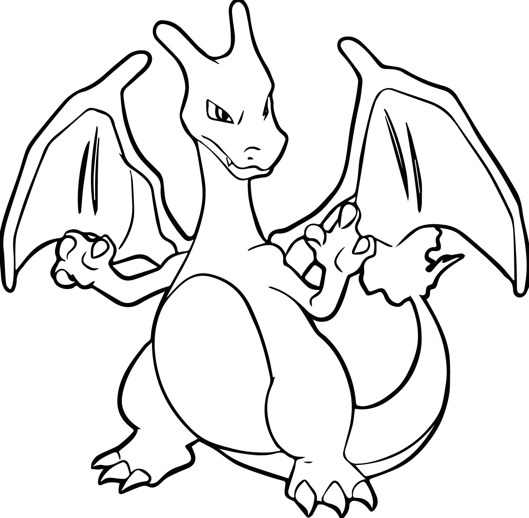 1758x1719 Pokemon Coloring Pages Mega Charizard X Ex Y Pokemon Mega