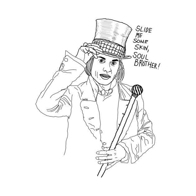 With Gene Wilder Willy Wonka Chocolate Factory Page Coloring Pages
