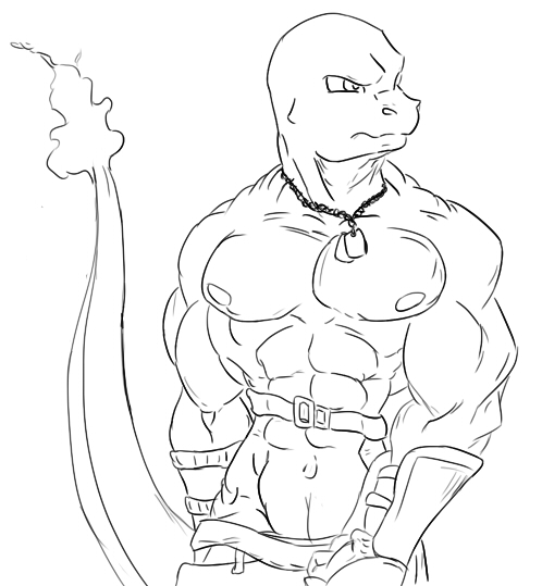 498x539 Charmander In The Buff