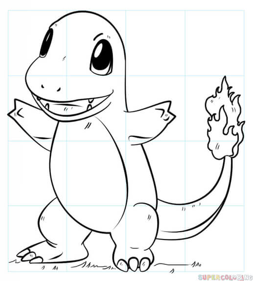 517x575 How To Draw Charmander Pokemon Step By Step Drawing Tutorials