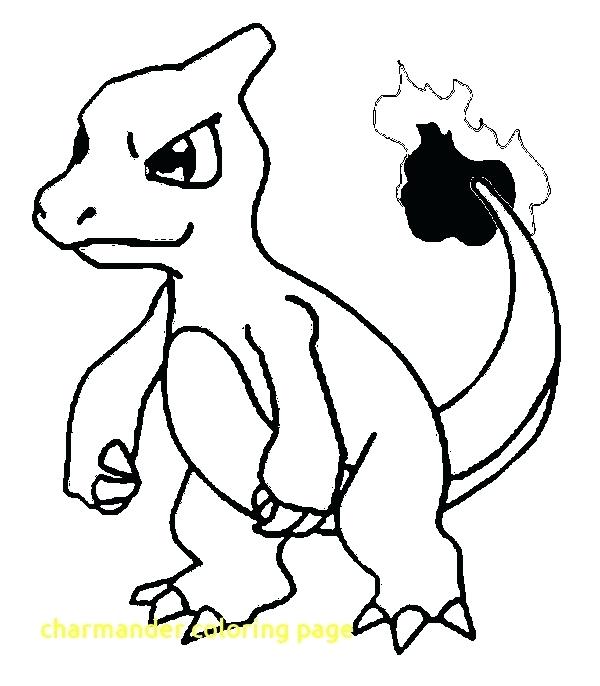 600x686 Best Pokemon Coloring Pages Charmander New Page With To Drawings
