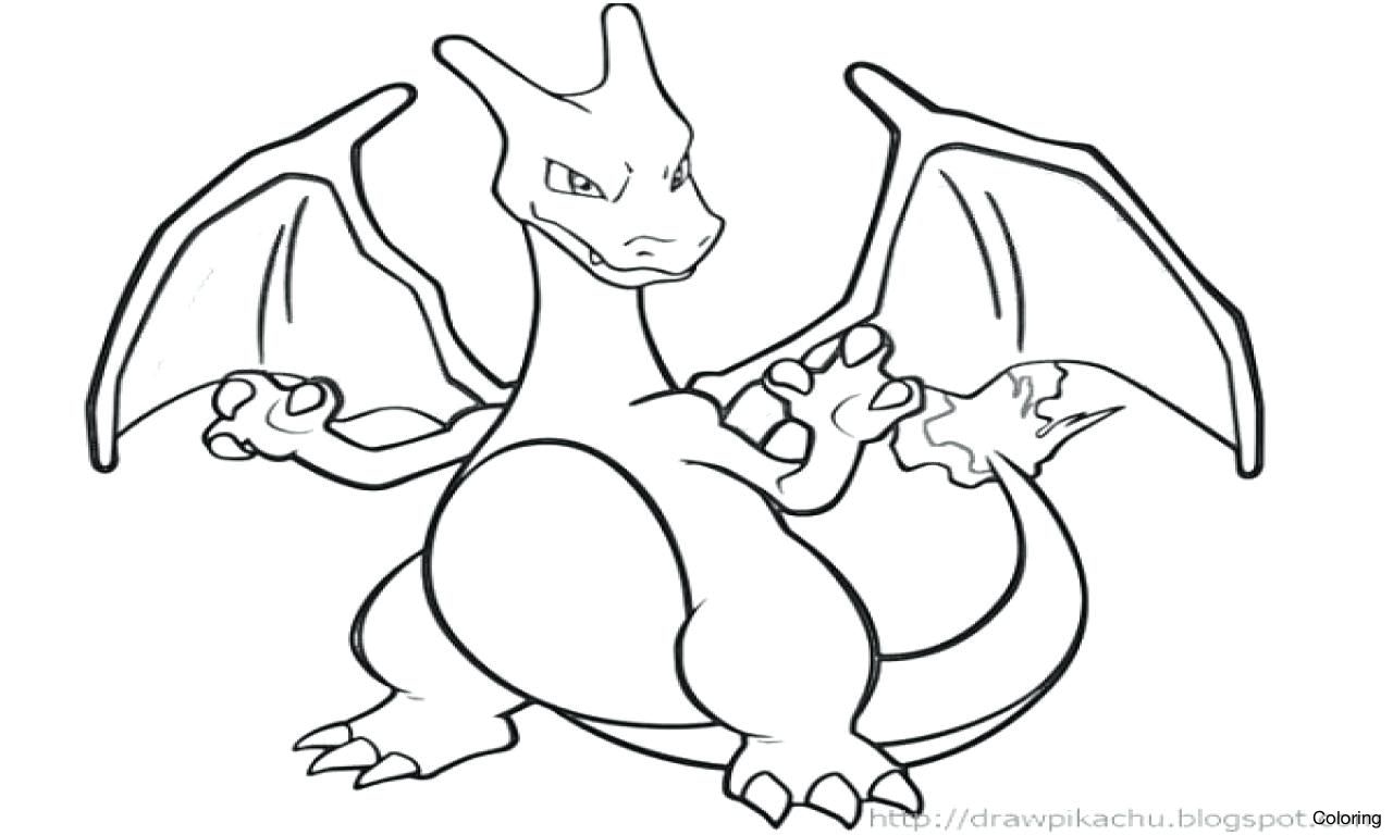 1280x768 Charizard Coloring Pages Charmander Davidedgell Of Animals Page