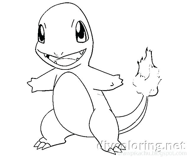 640x533 Charmander Evolution Coloring Pages Page