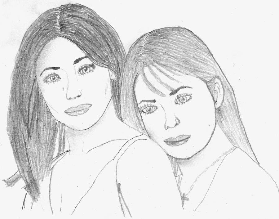 900x706 Charmed Prue And Piper By Criddl