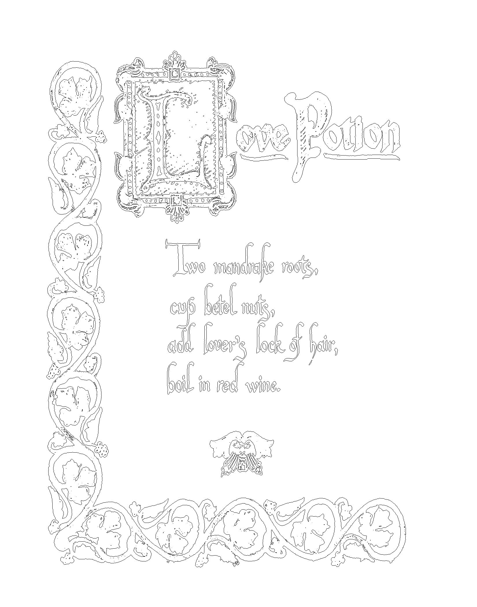 1650x2100 Pin By Metaphysic Study On Charmed Book Of Shadows Coloring Book