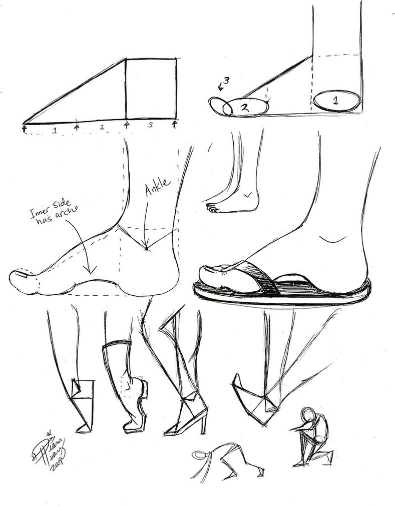789x1013 Draw Feet 1 By Diana Huang On . She Has A Few Good