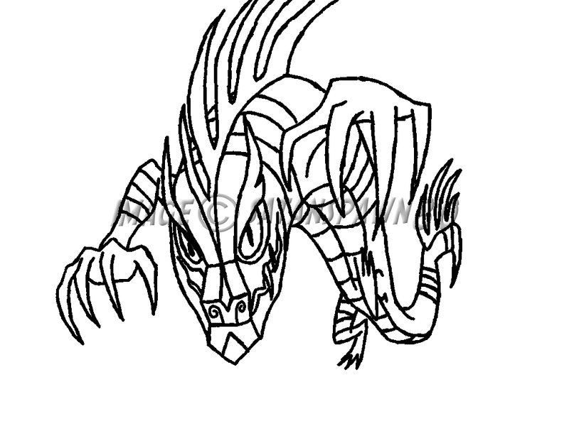 800x600 Chase Young Dragon Sketch By Satanspawn80