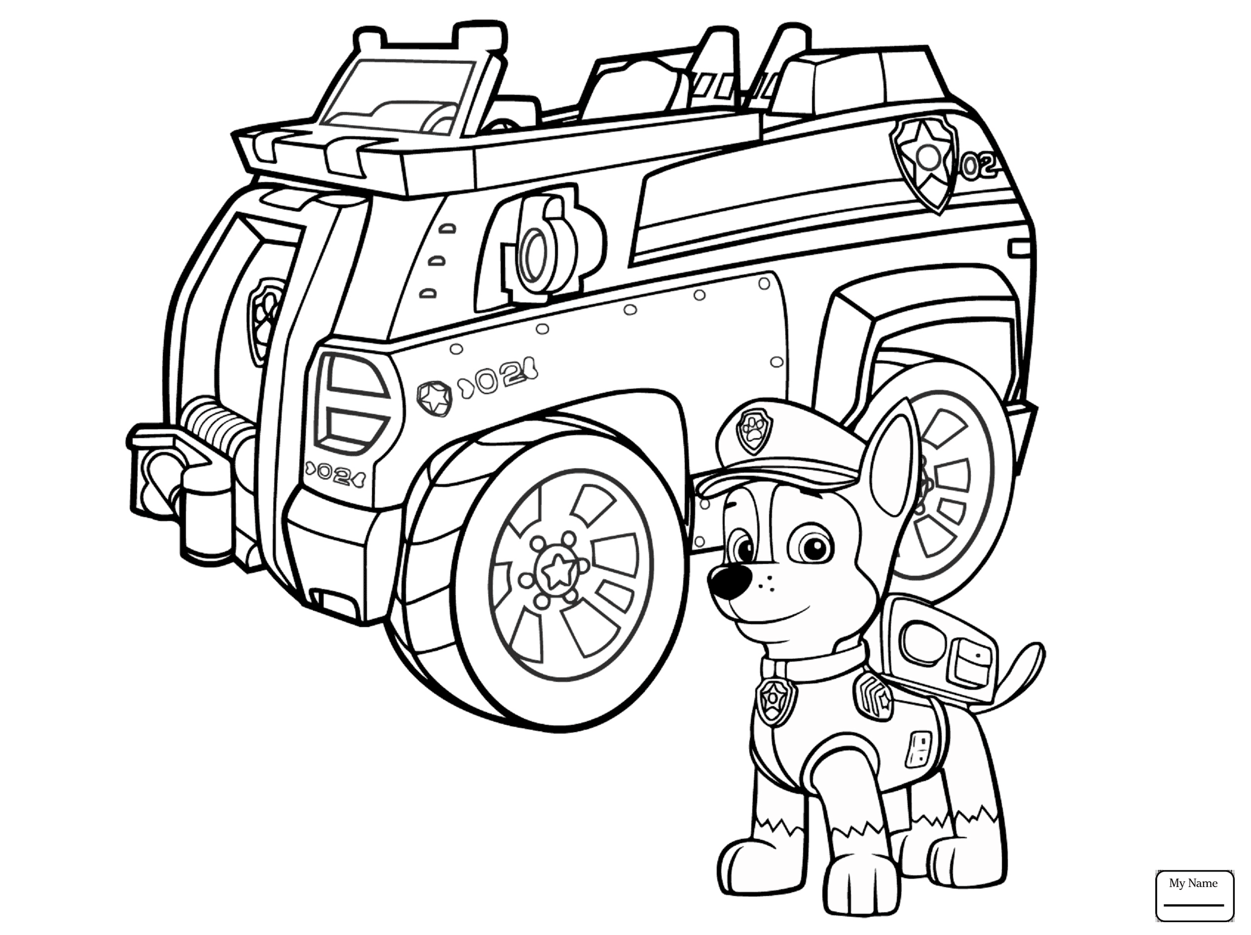 2536x1895 Cartoons Chase And Skye Paw Patrol Coloring Pages