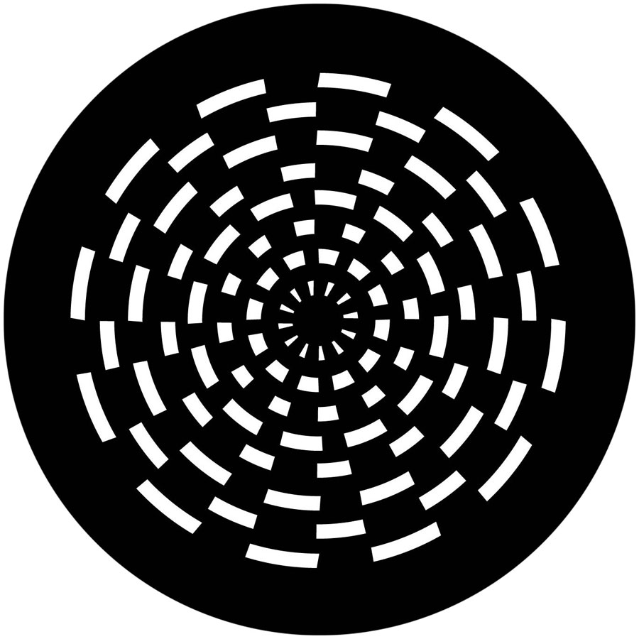 900x900 Vortex Checkerboard Apollo Gobo 1316