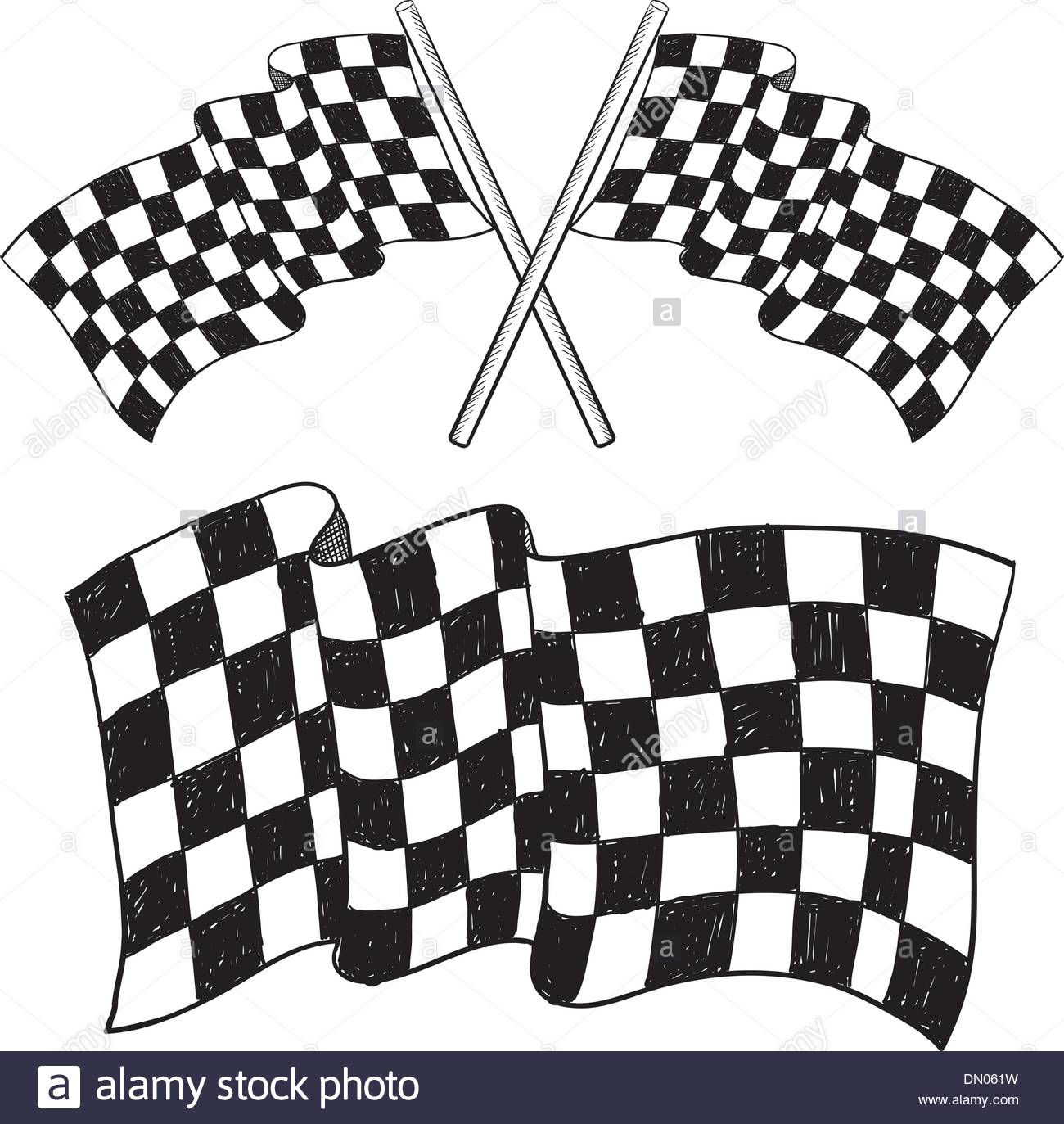 1300x1373 Checkered Flag Sketch Stock Vector Art Amp Illustration, Vector