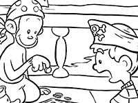 200x150 Pirate Checkers Pirate Coloring Pages For Kids