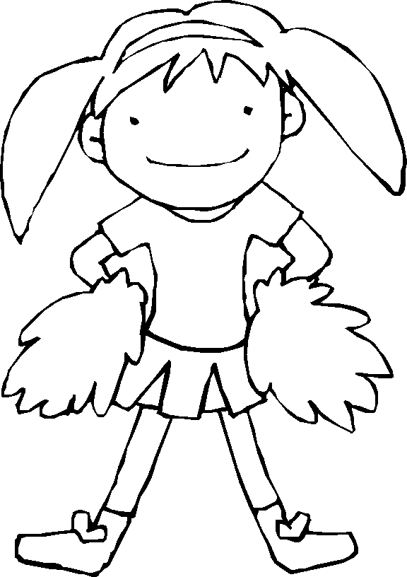 576x816 Free Printable Megaphone Coloring Sheets Free Cheerleading