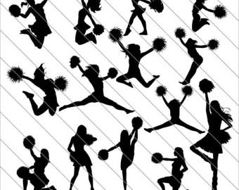 340x270 Cheer Silhouette Etsy