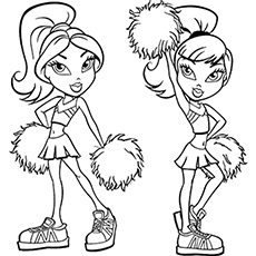 Cheerleaders Drawing