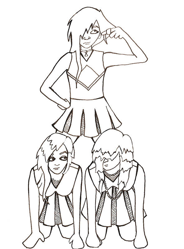 591x800 Images Easy Cheer Drawings