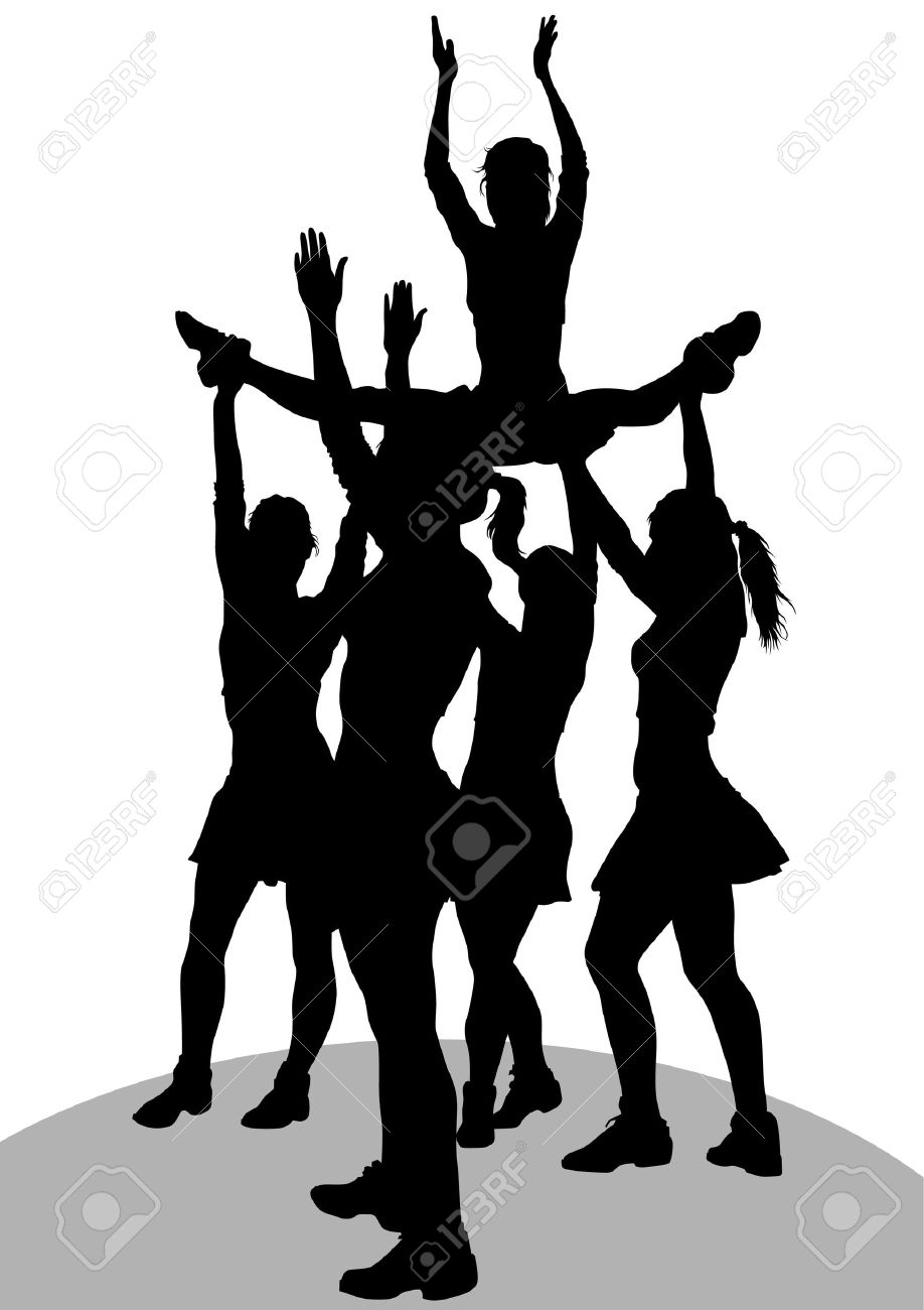 918x1300 Stunt Clipart Drawing Cheer