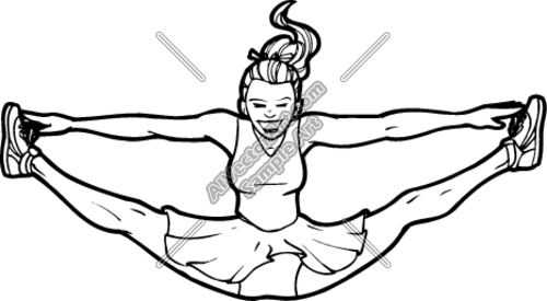 500x275 Splits Clipart And Vectorart Sports