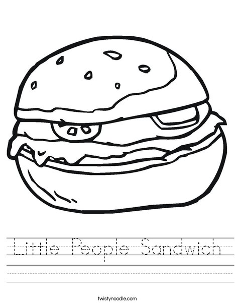 468x605 Little People Sandwich Worksheet
